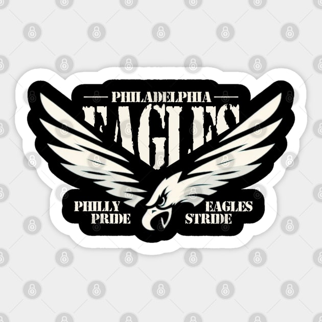 philadelphia eagles Sticker by AOAOCreation